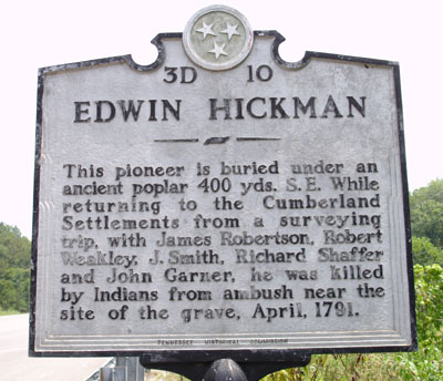 Edwin Hickman Historical Marker