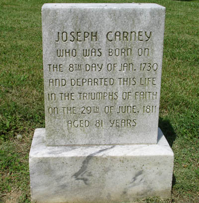 Early Settler Tombstone