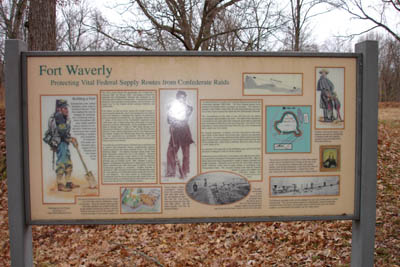 Fort Waverly Information Sign