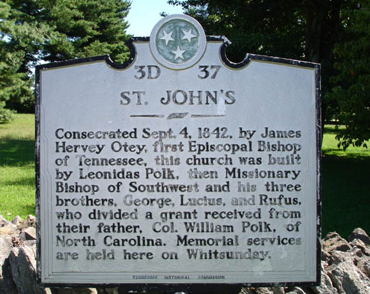 St. John's Episcopal Church Marker