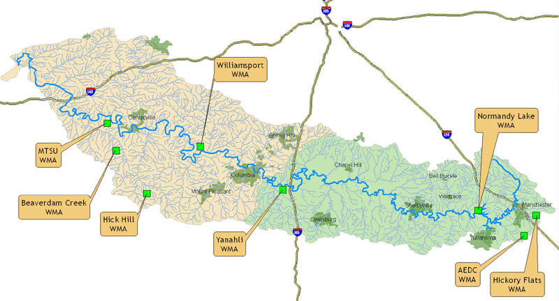 Wildlife Management Areas Map