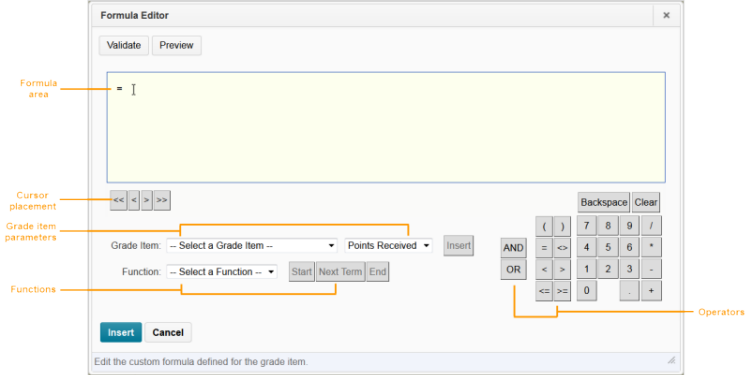 Formula Editor