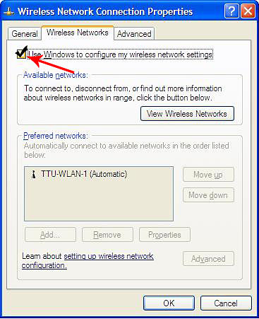 manage wireless window