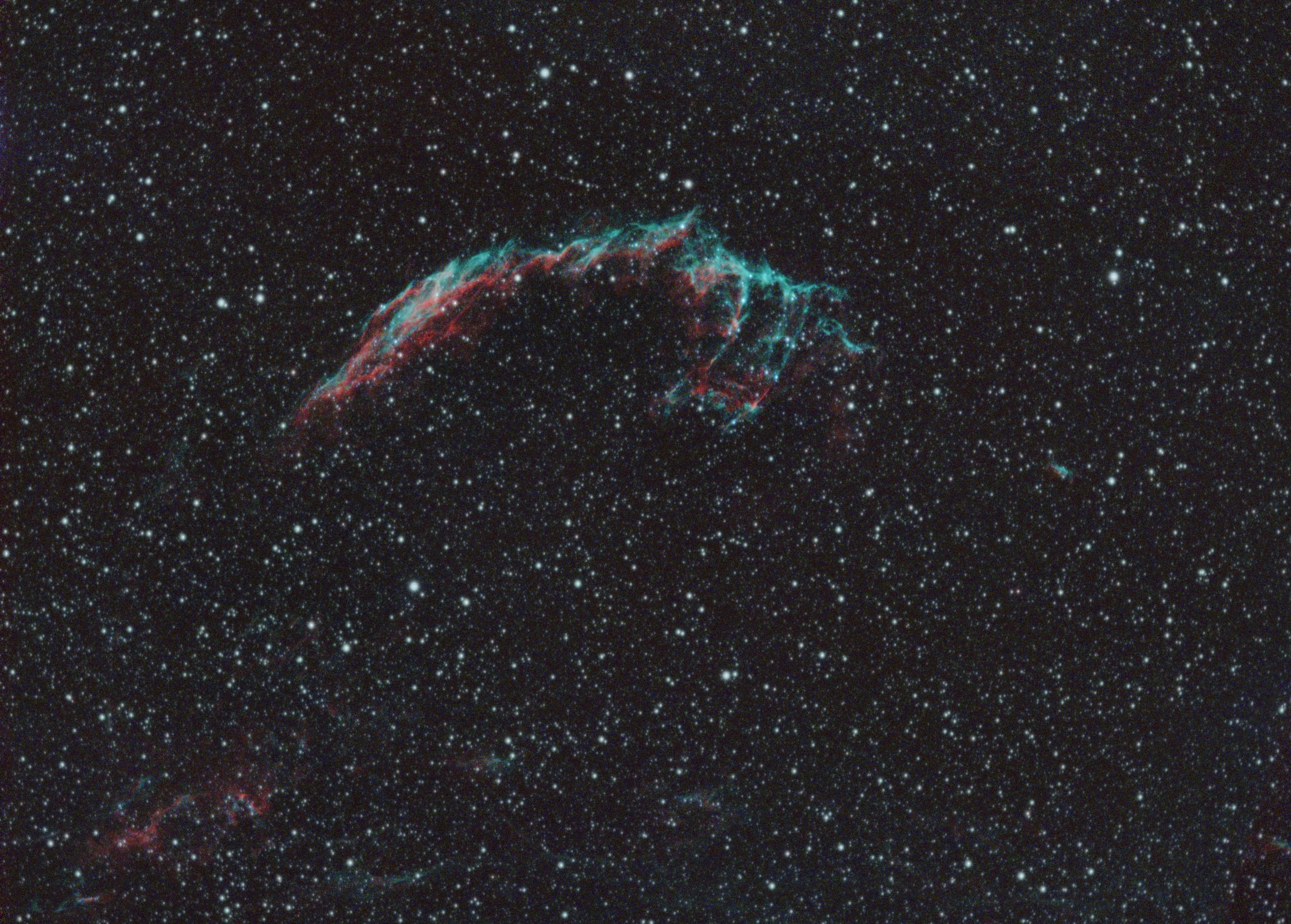  The Eastern Veil Nebula in Cygnus