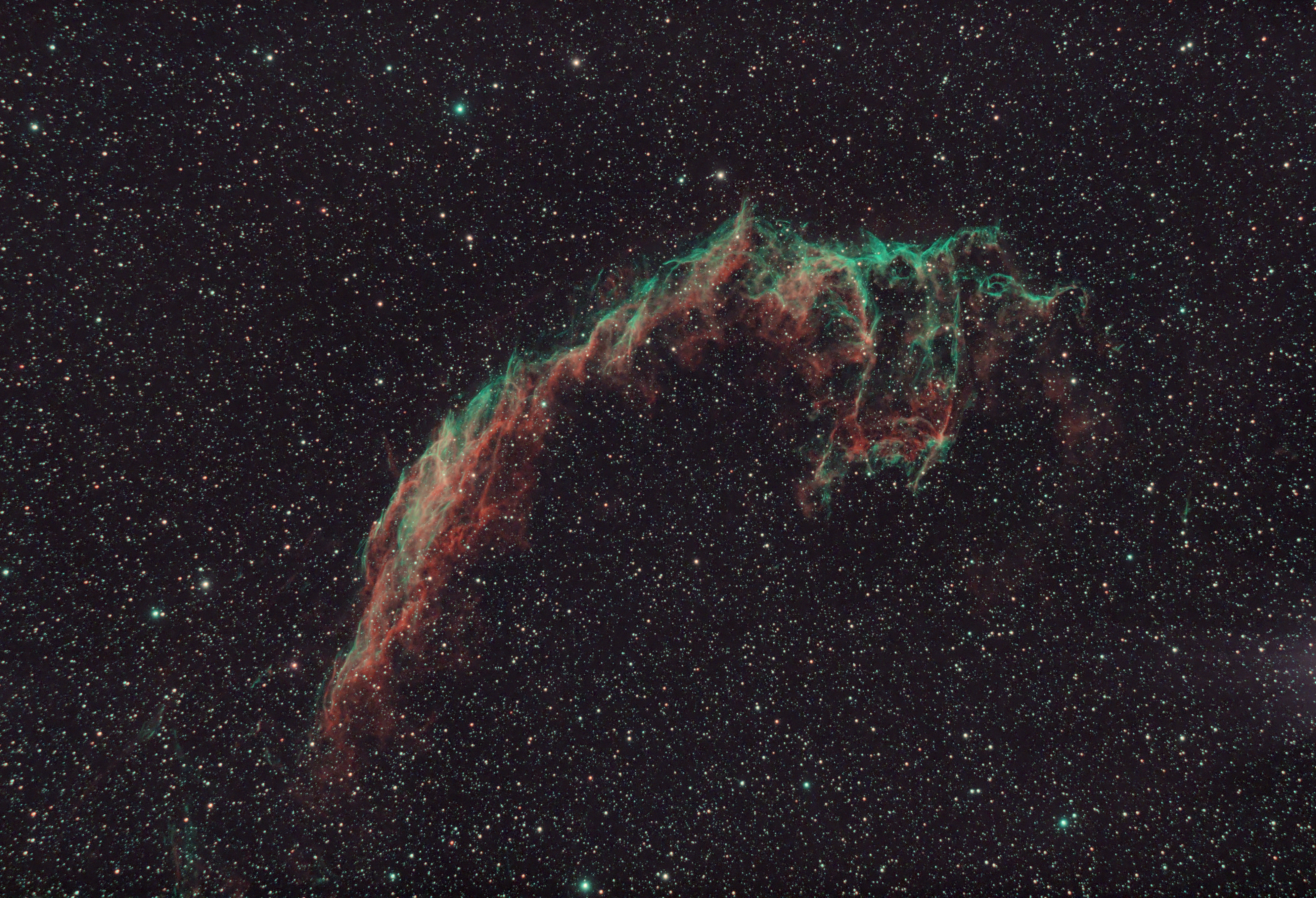  The Eastern Veil Nebula in Cygnus