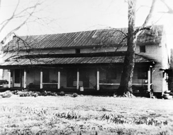 First House on Hickman County Side of Duck River