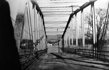 Columbia Bridge During the Duck River Flood