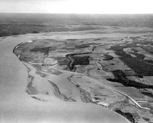 Aerial View of Duck River Duck Refuge