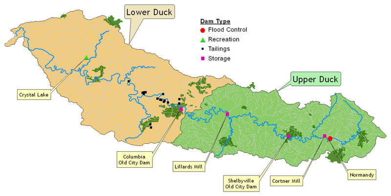 Duck River Dam Sites