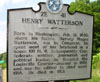 Henry Watterson Marker