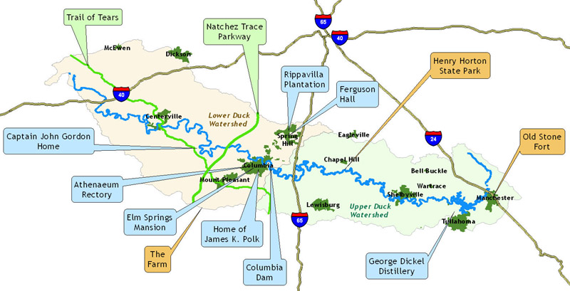 Historic Sites Map